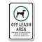 Signmission 18 in Height, 0.12 in Width, Aluminum, 12" x 18", A-1218 Pet-Animal - OfLeaAre A-1218 Pet-Animal - OfLeaAre - alternate 1